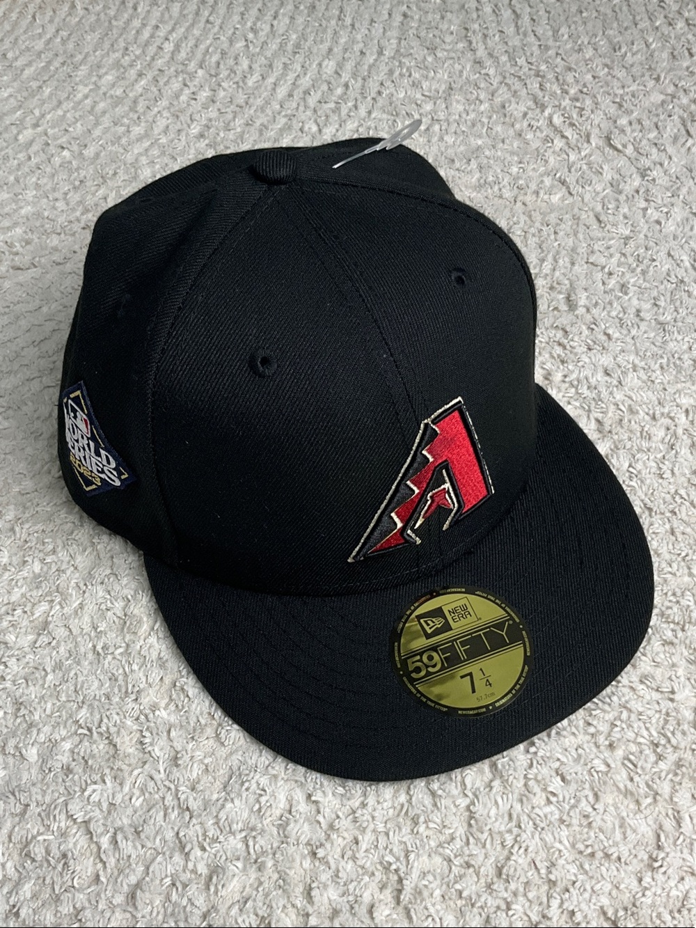 New Era Arizona Diamondbacks 2023 World Series Black & Red 59FIFTY Fitted 7 1/4